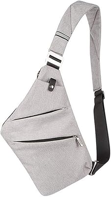Light and relaxed strap bag, anti -theft traveler bag for men, gray.. DIAYTAR NIGERIA: Revolutionizing how Nigerians shop with affordable prices and prompt delivery services.