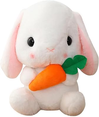 White rabbit in Mignon plush torthins sitting with drooping ears of Easter pillows.. Affordable choices, delivered fast — that's the DIAYTAR Nigeria promise.