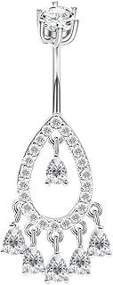 Sterling 925 14 carat navel navel -in -zircone earrings.. DIAYTAR NIGERIA connects desire with fulfillment through our affordable e-commerce platform.