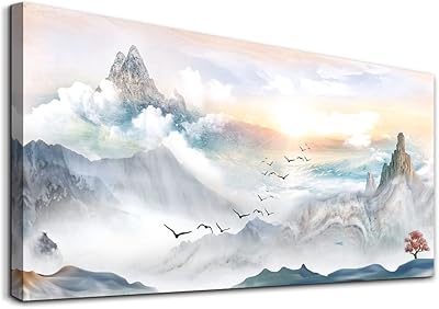 Wall art on canvas for living room, large wall decoration for bedroom, mountain landscape images, wall decoration, modern watercolor painting, printing on desk canvas, ready room decoration for home decoration.. DIAYTAR NIGERIA: Revolutionizing accessibility to quality products at budget-friendly prices across Nigeria.