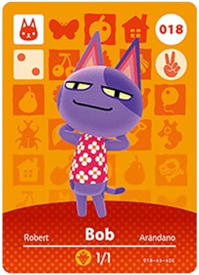 Aepro - Switch compatible villagers compatible ɴ ɴ Wiiu Animals Crossing Amixbo Playing Cards Tag NFC Animals Set Ankha Julian Bob (018).. DIAYTAR NIGERIA: Where affordability meets variety in Nigeria's most comprehensive online marketplace.