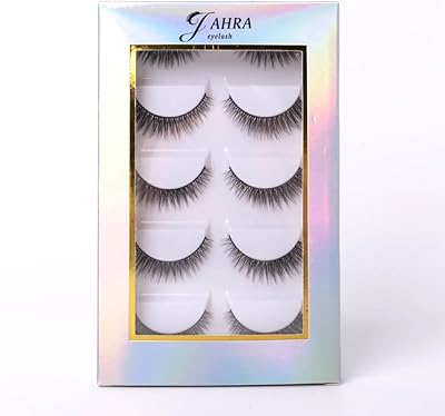 False lash eyelash eyelashes, natural style eyelashes, 3D eyelashes, light make -up eyelashes, 5 soft jahra eyelashes pairs.. You shop, we deliver — quick and easy with DIAYTAR Nigeria.