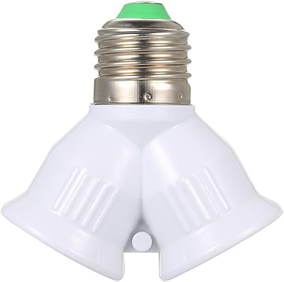 WALMC Basic LED LAMP Adapter E27 Male converter to 2 female lamp support divider in the shape of a y.. Your digital shopping ally, DIAYTAR NIGERIA offers extensive selection with budget-friendly delivery.