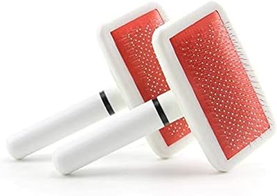 The famous cat and dog hair removal brush in two parts, combing tools, comb brush and needle to cut animal hair, cats and dogs, red and green, designed for healthy dispensing of the hair.. From essentials to electronics, DIAYTAR Nigeria ships your order in no time.