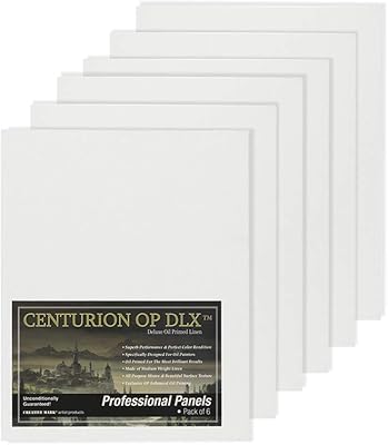 Paintings with Centurion Luxury Luxury Flax Oil - 1/8 "depth canvas, quality of professional archives, without acid, designed specifically for painting, 6 pieces 6 x 12.. DIAYTAR NIGERIA connects your desires with reality through our affordable e-commerce platform and quick delivery.