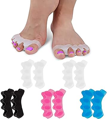 Castoev 5 pairs of toasting separators that overlap with twisted toes their original shape, onion correction, toe separators, tooth separators in hammer - universal size.. DIAYTAR NIGERIA: Where every search leads to affordable products delivered promptly across Nigeria.