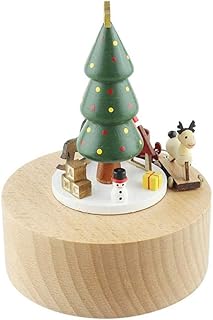 Hizljj wooden music box for Christmas tree, birthday present for Valentine's Day, travel gift, smart toy for friends in love and children, souvenir of the castle in the song of the sky.. Experience DIAYTAR NIGERIA, where extensive product variety meets pocket-friendly prices and reliable delivery.