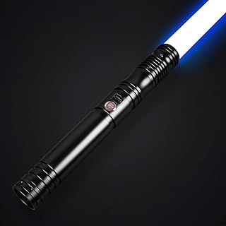 Luminous swords with adolerlet metal handle for adults with 4 sound modes (black).. Shop from anywhere in Nigeria and receive your DIAYTAR purchases at affordable prices within a week.