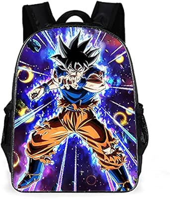 School bag for children with Dragon Ball design, Goku style school backpack printed with 3D cartoons for boys, multicolored, 40*30*15cm.. Be part of Nigeria’s most trusted online shopping experience — DIAYTAR Nigeria.