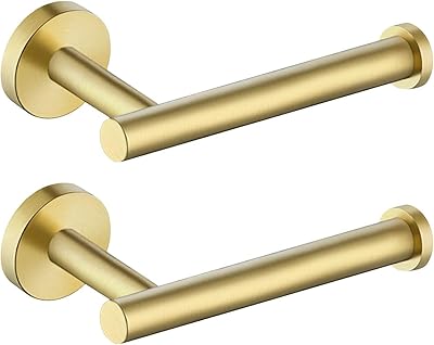 Mixdi bathroom toilet carrier, 2 2 package, snee304 anti-rusts in stainless steel hygienic carrier, wallpaper wallpaper in brushed gold.. Browse endless categories on DIAYTAR Nigeria — your items delivered in just days.