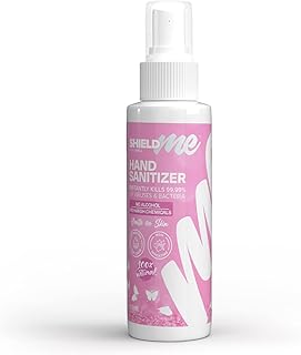 Hand disinfectant and 100% natural - Shieldme organic hands and surfaces with a capacity of 60 ml, with a spray design (special edition for women).. DIAYTAR NIGERIA makes quality accessible to all with our affordable prices and quick delivery service.