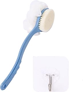 Handle 2 in 1 long -sleeved Double -handed shower brush with soft and wool Luffa.. DIAYTAR NIGERIA: Your partner in affordable online shopping with reliable 5-8 day shipping nationwide.