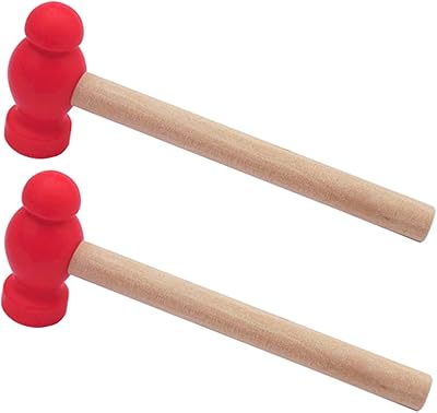 Safigle 2 pieces Wooden hammer children mini sports toys for children.. Shop smart, shop DIAYTAR — Nigeria’s trusted e-commerce site.