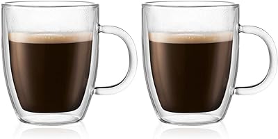 Double -walled bistro cup Bodum capacity 0.30 L - 2 rooms - transparent - BD -10604-10A.. Experience retail therapy without the financial stress at DIAYTAR NIGERIA's budget-friendly marketplace.