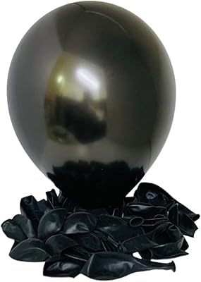 Black balloons 40 pieces 12 inch helium balloons in metallic latex festival supplies (black - metallic).. DIAYTAR NIGERIA: Your partner in affordable online shopping with reliable 5-8 day shipping nationwide.