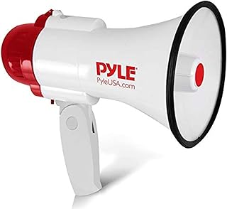 Pyle Megaphone pa Bullhorn speaker with integrated audio recorder of 30 watts and range.. Shop smart and save with DIAYTAR NIGERIA's extensive product range and 5-8 day delivery guarantee.