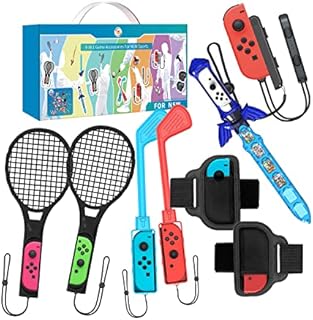 UXILEP Switch Sports Accessories Kit for 9 in 1 for Nintendo.. Your budget-friendly online marketplace, DIAYTAR NIGERIA delivers a world of products in just 5-8 days.