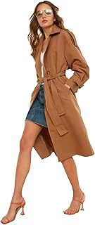 Tricotated trench coat with a large trendyol cross-cut for women (lot of 1).. Tired of overpriced goods and slow delivery? DIAYTAR Nigeria brings affordability and speed together with a wide selection of products.