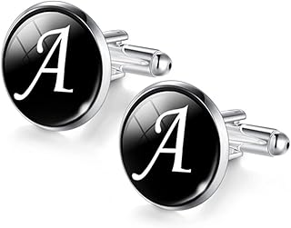 Cundle buttons for fashionable men with a single letter from the silver colored alphabet, suitable for a shirt and a wedding gift, 11, aluminum, quartz rock.. Experience the DIAYTAR difference with our vast product selection and delivery within 5-8 days.
