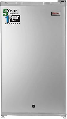 Noble mini-bar refrigerator, capacity 130 liters, silver color-NR-1301SS.. DIAYTAR NIGERIA: Where affordability meets variety, with thousands of products delivered in less than 8 days.
