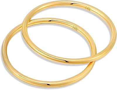 LUXMED Stackable rings 1mm Plated gold 14k Simple gold Plated Rings filled with gold for women Size 5 to 10 1pc/2pcs/3pcs, stainless steel, without precious stones.. Your everyday shopping companion, DIAYTAR NIGERIA offers unbeatable value with nationwide delivery.