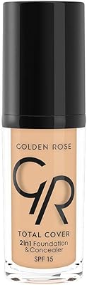 Total golden pink 2 in 1 coverage 03 color medium SPF 15.. DIAYTAR NIGERIA: Where every shopping need is fulfilled with affordable prices and nationwide shipping.