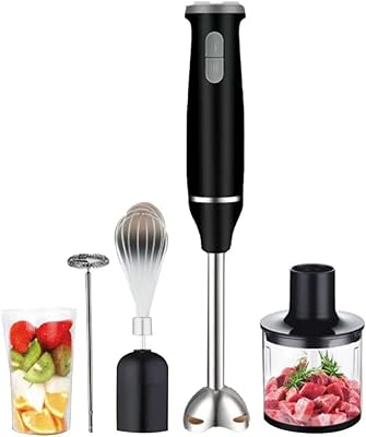 Mixer plunging 5 in 1 in stainless steel with chopper and whisk, mixer plunging at 6 speeds.. Your e-commerce hub for everything — DIAYTAR Nigeria has you covered.