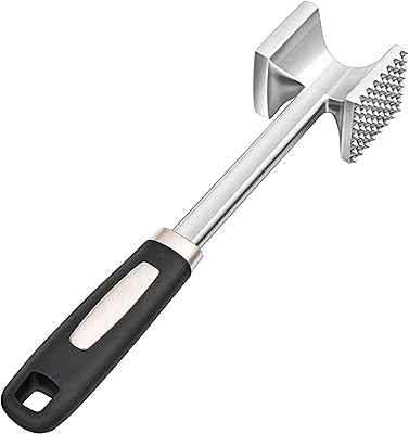 Castowave aluminum meat hammer, mallet/mallet/mallet to grind the steak, beef and poultry, solid metal body with comfortable rubber handle.. Unlock access to a wide range of products with DIAYTAR NIGERIA's affordable e-commerce platform.