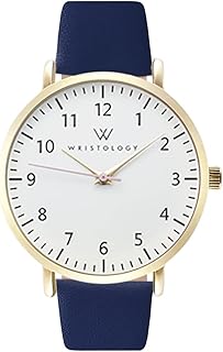 Restology Olivia analog watch with large dial easy to read for women with seconds needle - leather bracelet - for nurses, teachers and elderly.. DIAYTAR NIGERIA delivers on our promise of variety, affordability, and prompt nationwide shipping.