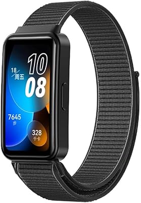 Dado nylon spare bracelet compatible with Huawei Band 8, breathable nylon watch strap.. With DIAYTAR Nigeria, everything is within reach — and within budget.