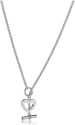 Tommy Hilfiger pendant necklace for women, in stainless steel, silver, model 2700277, single size, enamel, without precious stones.. Your digital shopping companion, DIAYTAR NIGERIA offers exceptional value with delivery in less than 8 days.