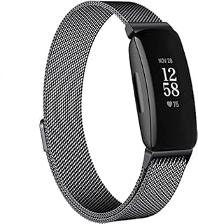 Adjustable magnetic replacement bracelet compatible with the Fitbit Inspire 2 stainless steel watch.. Discover endless possibilities with DIAYTAR NIGERIA's comprehensive selection and reliable shipping.