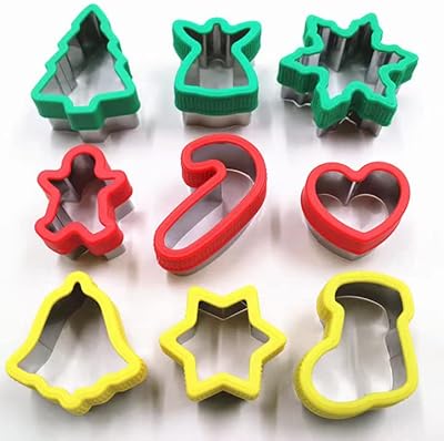 9 -piece junker cookie cutters - Comfortable stainless steel handles - Christmas cookie cutters - Christmas cookie cutters.. DIAYTAR NIGERIA: Bringing affordable shopping solutions with a diverse product catalog delivered nationwide.