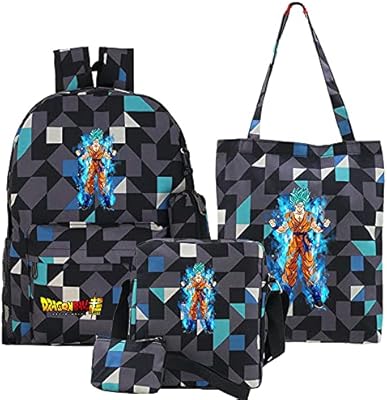 5 pieces anime Son Goku Kakarotto Saiyan School School School Bags Bag Pencil Bag Together Bags For Children Students Backpack.. Shop with confidence at DIAYTAR NIGERIA, enjoying competitive prices and delivery within 8 days.