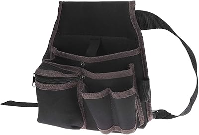 Waterproof multifunction tool bag for homemade screwdrivers with electric pockets, durable Oxford fabric with adjustable belt and loop, UH10 Brown.. Shop smarter, not harder with DIAYTAR NIGERIA - thousands of products at your fingertips with affordable delivery.