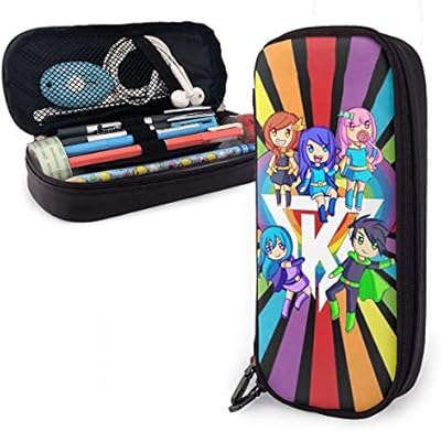 KREW ITS -FUNNEH HEROES sticker pencil bag - High capacity -in -capitage pencils organizer Multifunctional toilet kit perfect support for pens and pencils.. DIAYTAR NIGERIA: Where shopping meets satisfaction with affordable prices and prompt delivery services.