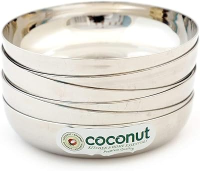 Set of coconut confectionery in stainless steel, 6 pieces, silver.. Shop smart, shop DIAYTAR - Nigeria's most affordable e-commerce platform with nationwide delivery.
