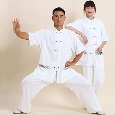 Chinese taekwondo clothing, taekwondo training clothes, kung clothes fu cotton and short-sleeved lanes for men and women, B-XXXL.. DIAYTAR NIGERIA: Nigeria's answer to affordable online shopping with reliable 5-8 day delivery guarantee.