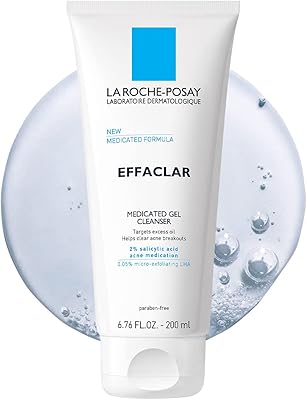 La Roche-Posay Effaclar Gel Cleaning for the drug against acne drug, cleaning for the face with salicylic acid for acne and oily skin, 6.76 fl oz.. DIAYTAR NIGERIA: Bringing affordable shopping solutions with a diverse product catalog delivered nationwide.