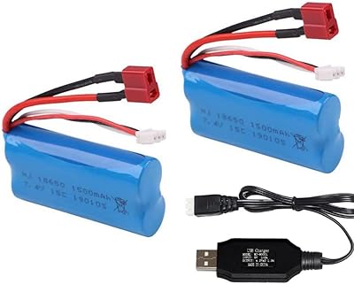 Rechargeable lipo battery 7.4 V 1500 mAh Universal batteries for Wltoys 4WD RC 12403 12401 12402 12428 12428 replacement of spare parts with battery charger.. Your ideal shopping companion, DIAYTAR NIGERIA offers unmatched variety with delivery within a week.