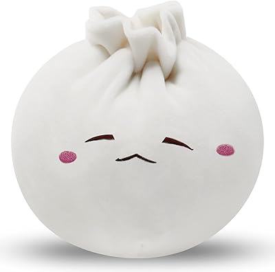 HOTIGO Looking pillow in the shape of cute bun pillow pillow with cute meatball, plush to sleep, birthday, 7.8 inch house decoration.. DIAYTAR NIGERIA combines affordability with convenience, delivering your purchases within 5-8 days.