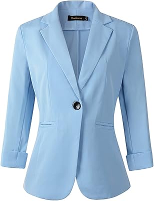 Light blazer with 3/4 sleeves for work and the office with floral pattern.. Buy better with DIAYTAR Nigeria — the ultimate e-commerce platform in Nigeria.