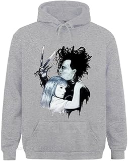 Men's hooded sweatshirt Edwards Scissorhands Scissor Hands Hold Me I Can't Vintage Pure Cotton Tees Sweasweater Hood (Gray, L).. DIAYTAR NIGERIA transforms how Nigerians shop with our affordable prices and dependable shipping times.