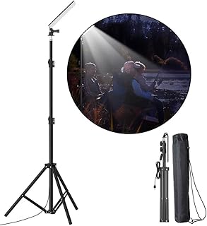 Camping lamp, work lamps fed by USB with telescopic tripod, LED LED LED LAD LAP for outdoor fishing, barbecue tent, picnic.. Shop with intention at DIAYTAR NIGERIA, offering thousands of products delivered nationwide in days.