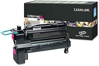 Lexmark ink cartridge c792x1mg (package of 1 magenta magenta) in retail packaging