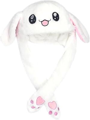 Fun rabbit hat with mobile rabbit ears, gentle plush hat gifts, unique waist.. Easy checkout, quick delivery — shop now on DIAYTAR Nigeria.
