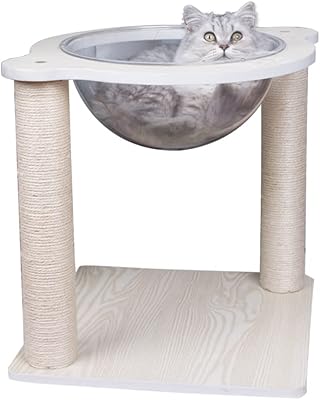 Newstyle interior cat tree nest with sisal scratch tree, interactive kitten toys (space capsule).. From fashion trends to home essentials — find it on DIAYTAR Nigeria.