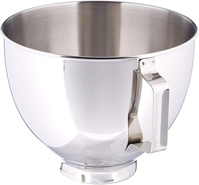4.3 l polished stainless stainless steel kitchenaid (Optional accessory for drummers on kitchenaid base) 5k45sbwh.. Your new favorite way to shop online — DIAYTAR Nigeria.