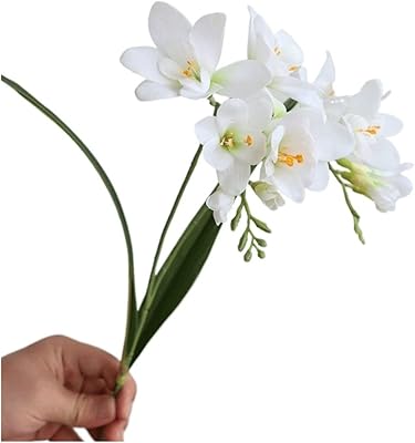 Gkmjki vanille freesia false flower floral arrangement with two forks decoration house furniture furniture.. Unlock a world of affordable products with DIAYTAR NIGERIA's expansive e-commerce platform.