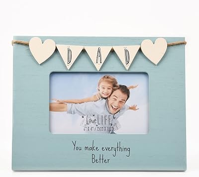 LOVE LIFE wooden photo frame, size 6 "x 4", gift idea LL427D.. From daily deals to exclusive products — DIAYTAR Nigeria has you covered.